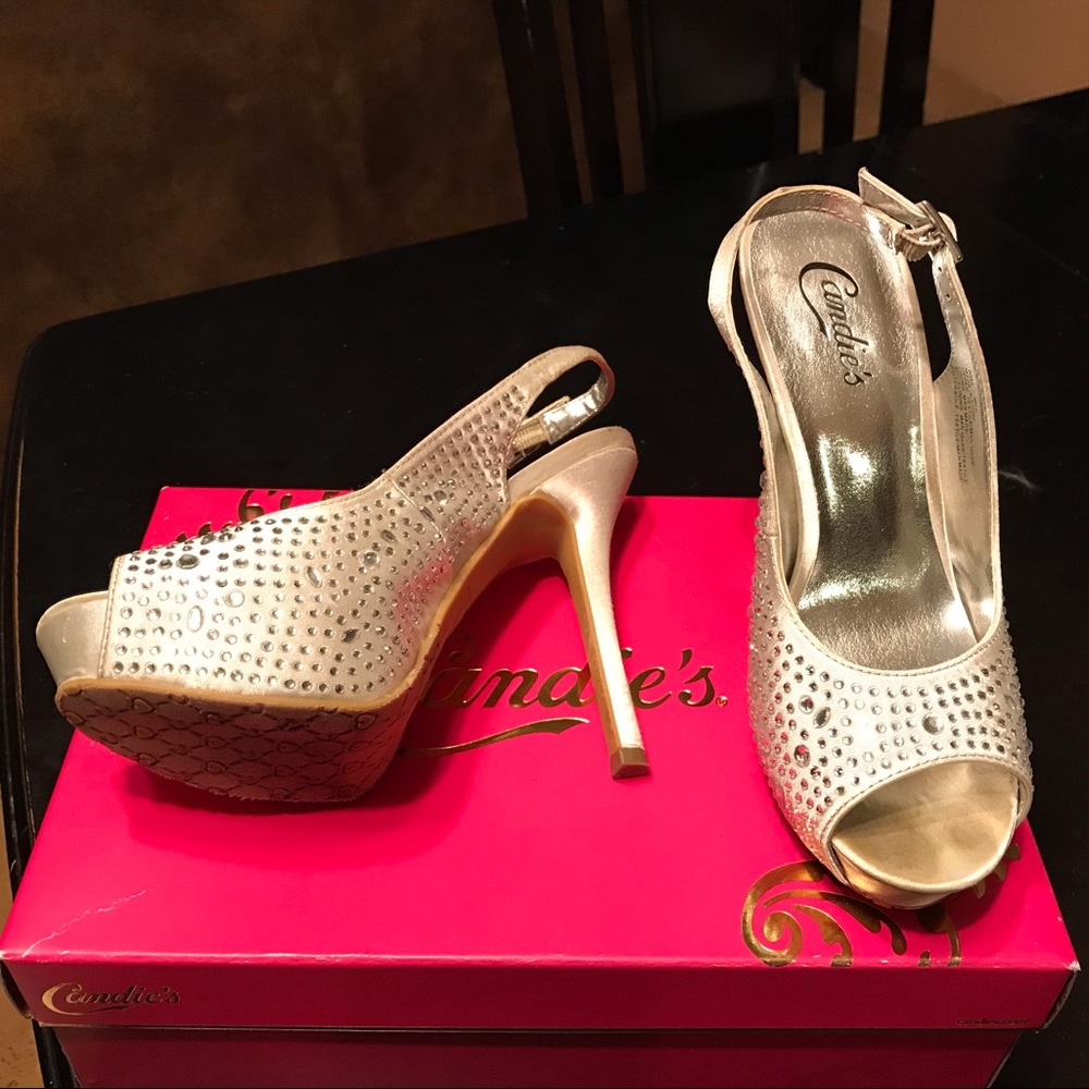 Sequined heels